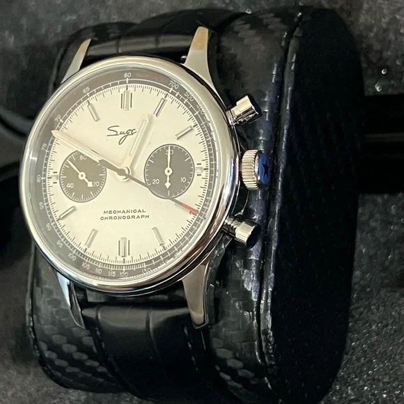 Sugess Panda V3 DIAL Chronograph Designer Luxury Watch - Picture 4 of 8